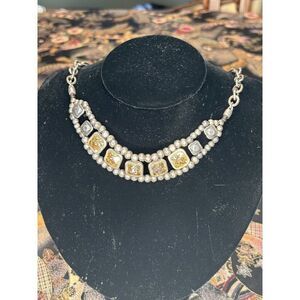 Vidda Golden Quartz & Silver Beaded Necklace